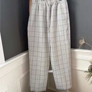 The Group by Babaton Jimmy Gray Plaid Aritzia pants